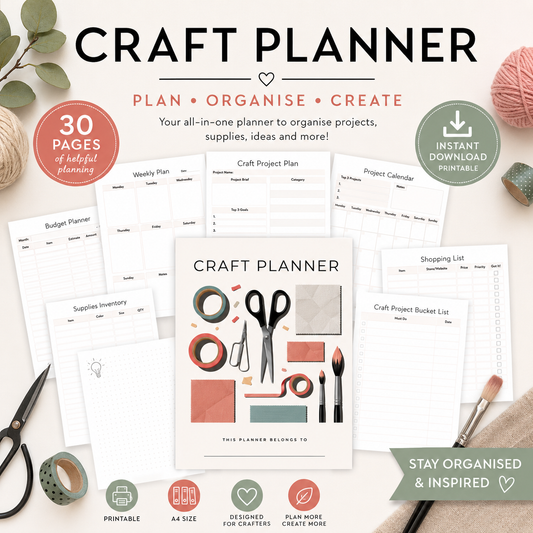 Craft Planner – The Ultimate Planner for Creative Makers