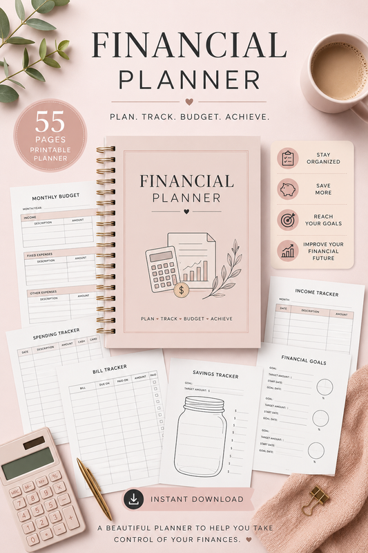 Financial Planner | Printable Budget & Money Management Planner