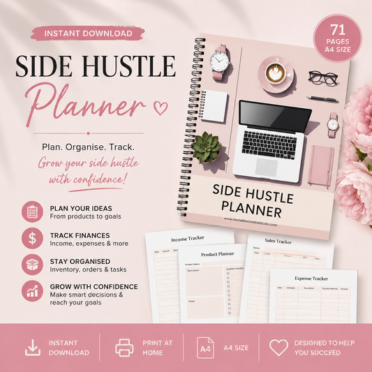 Side Hustle Planner | Your Complete Business Companion
